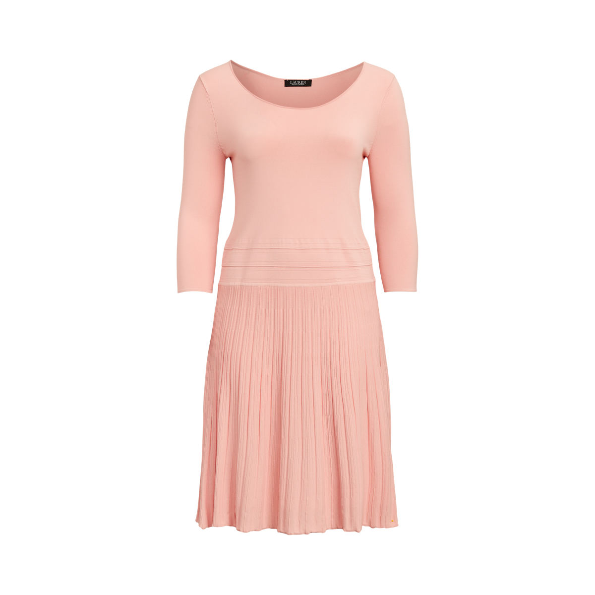 Three-Quarter-Sleeve Jersey Dress