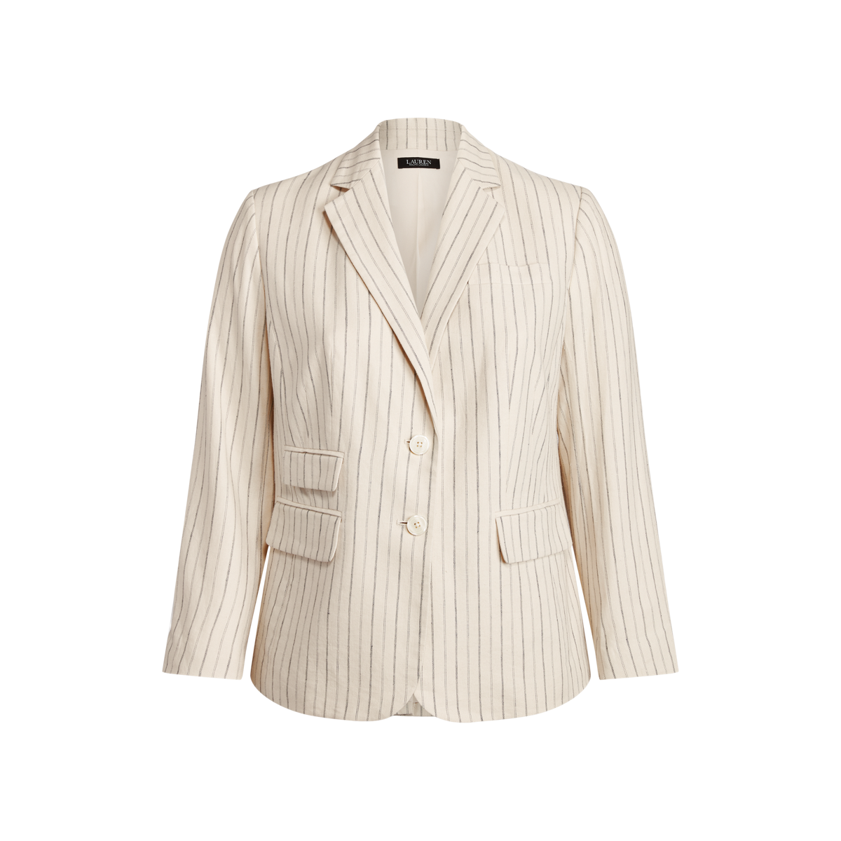 Ralph Lauren★Striped Linen-Blend Blazer Striped Linen-Blend Blazer