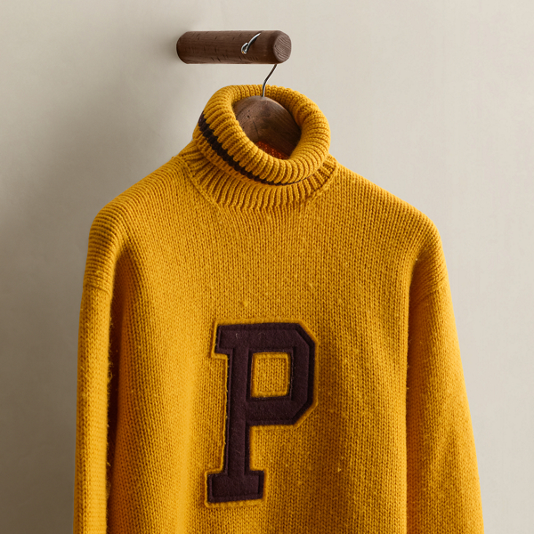 1997 Letter Turtleneck Sweater - Size L