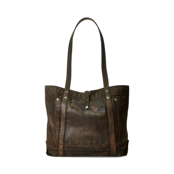 Popular Ralph Lauren Leather Oxford Tote