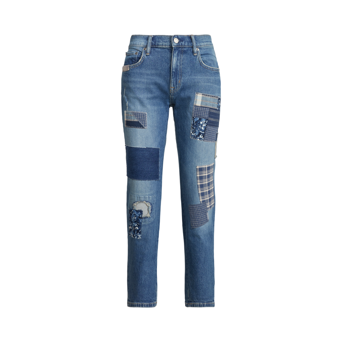 Polo ralph lauren patchwork jeans hotsell