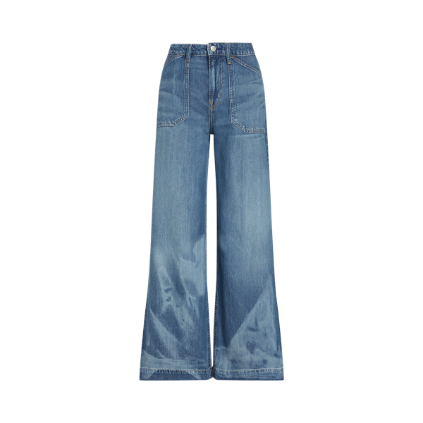 Bleached Wide-Leg Jean Lauren 1
