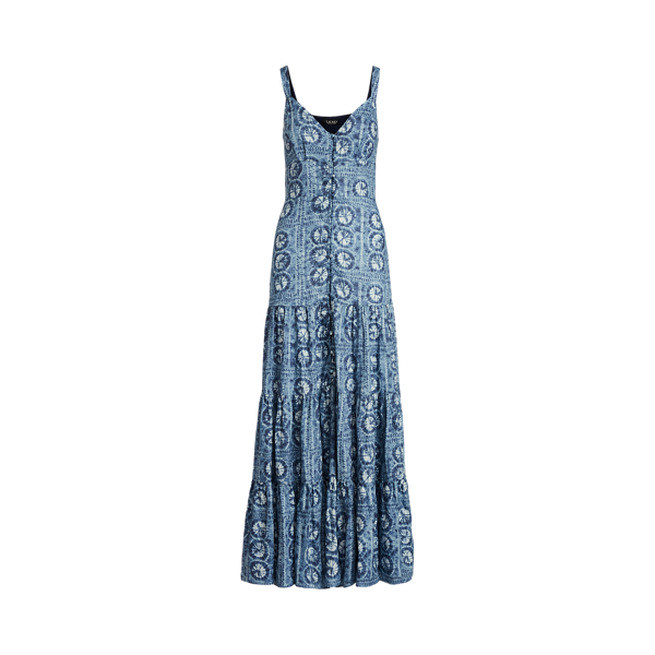 Geo-Print Linen Maxidress Lauren 1