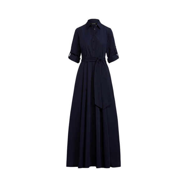 Robe de soir&eacute;e manches longues taffetas