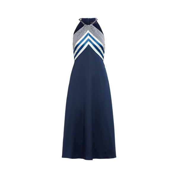 Charmeuse Halter Dress Lauren 1