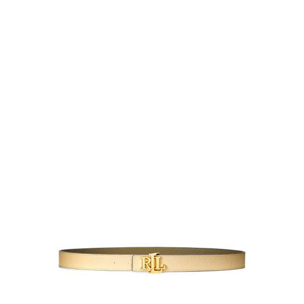 Logo Reversible Leather Belt