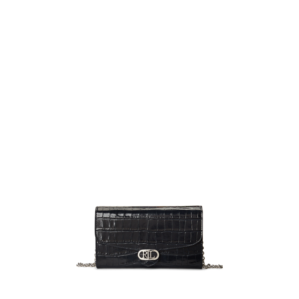 Embossed Leather Medium Adair Crossbody