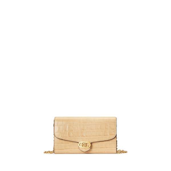 Embossed Leather Medium Adair Crossbody Lauren 1