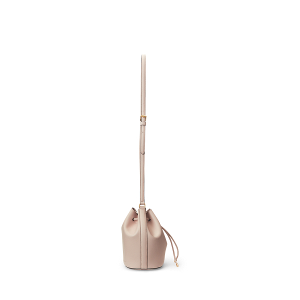 Blush Leather Medium Andie Drawstring Bag Lauren 4