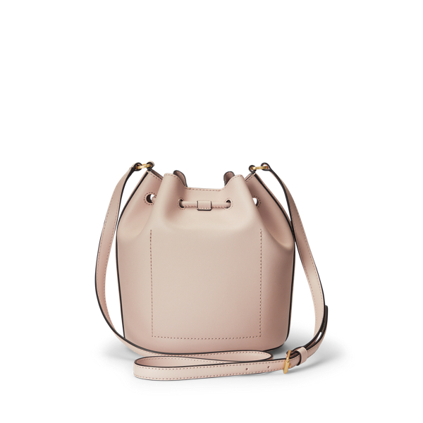Blush Leather Medium Andie Drawstring Bag Lauren 6