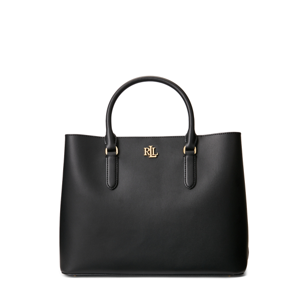 Smooth Leather Large Marcy Satchel Lauren 1