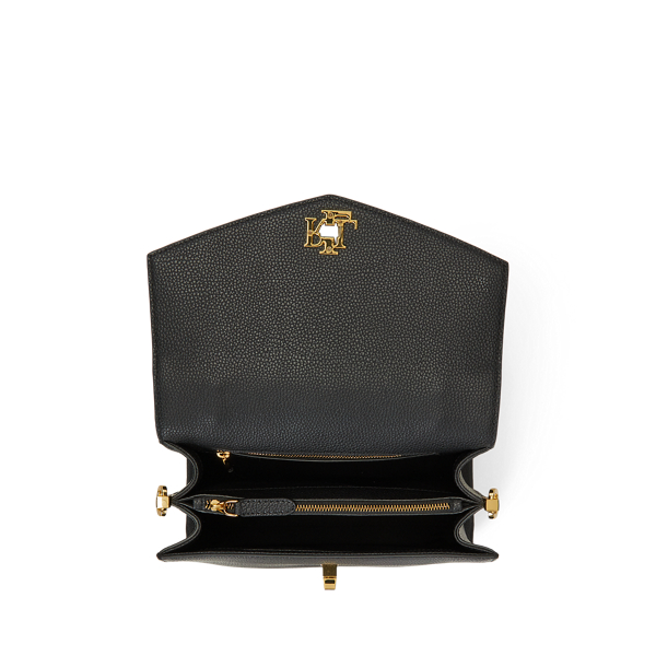 Pebbled Leather Medium Farrah Satchel