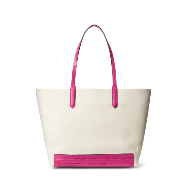 Natural/Nouveau Bright Pi Canvas Large Goldie Tote Lauren 5