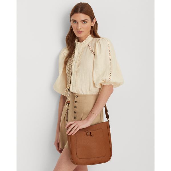 Pebbled Leather Cameryn Crossbody for Women | Ralph Lauren