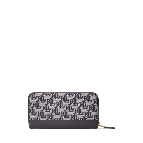 Carteira de jacquard com monograma Lauren em Azul-marinho Lauren 2