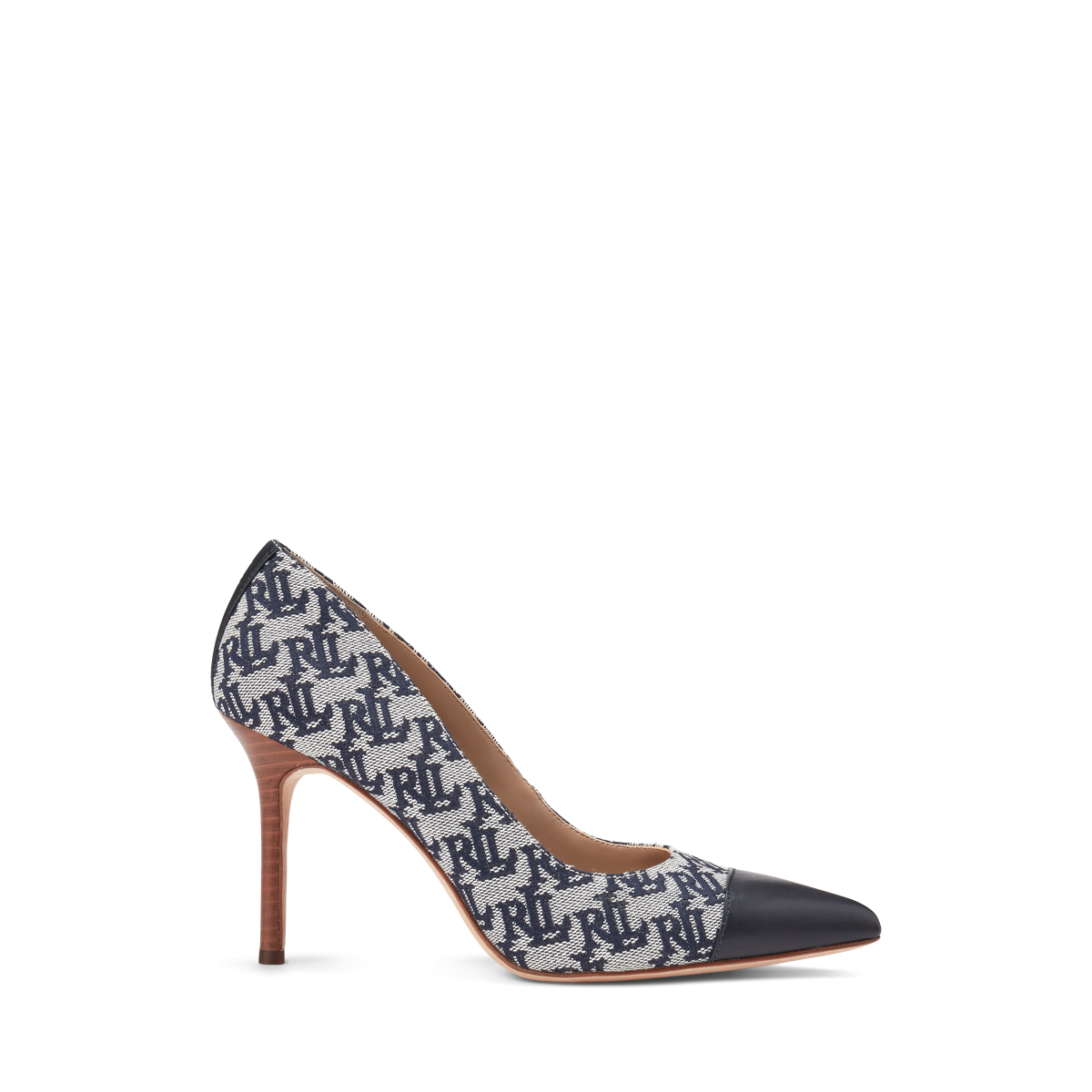 Lindella Monogram Jacquard Pump