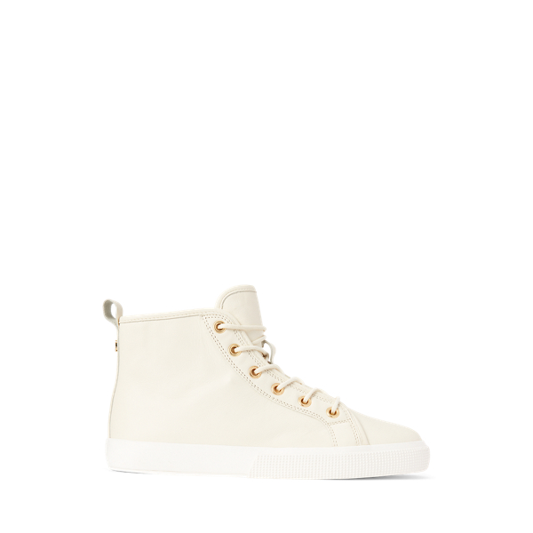 Jinger High-Top Leather Trainer Lauren 1
