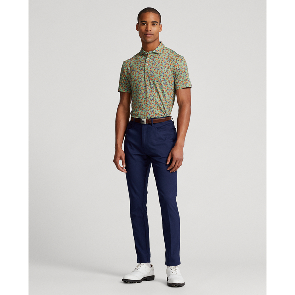 Bramble Woodblock Floral Custom Slim Fit Performance Polo RLX 4