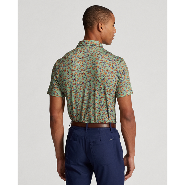 Bramble Woodblock Floral Custom Slim Fit Performance Polo RLX 5