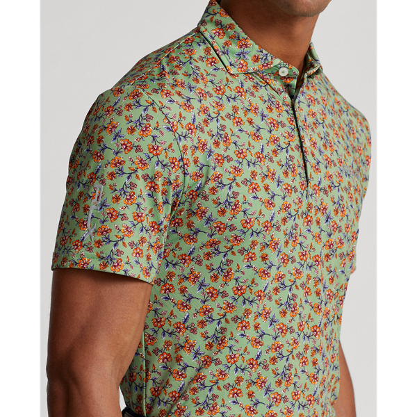 Bramble Woodblock Floral Custom Slim Fit Performance Polo RLX 6