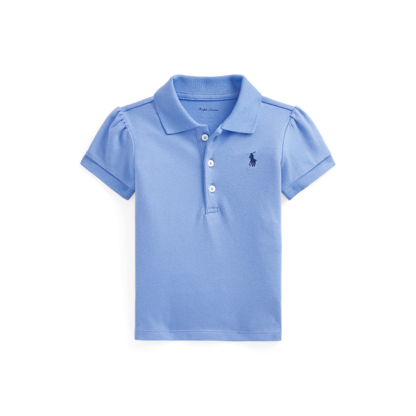 Camisa Polo em piqu&eacute; de algod&atilde;o Baby Girl em 1