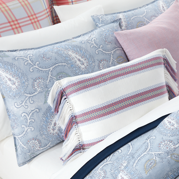 Blue Multi Karina Paisley Duvet Cover Set Lauren Home 9