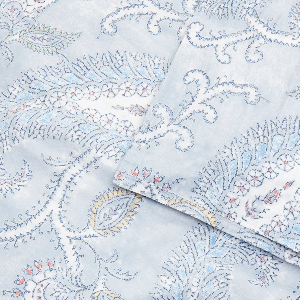 Blue Multi Karina Paisley Duvet Cover Set Lauren Home 4