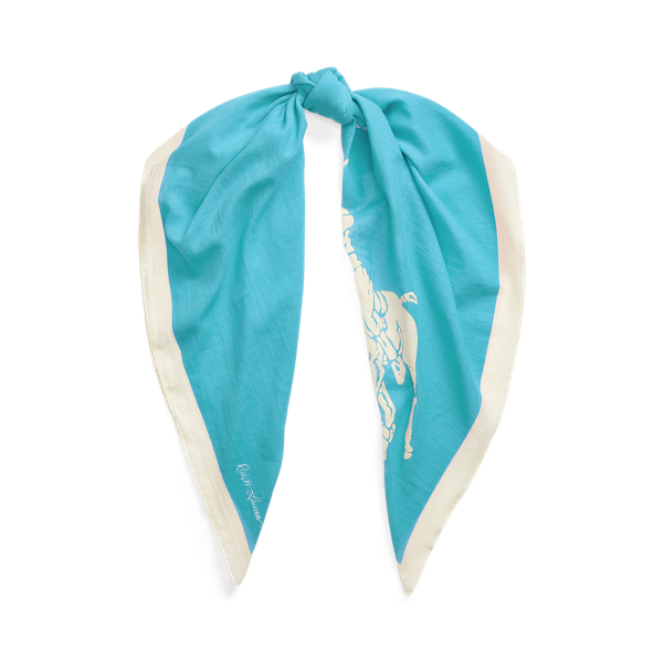 小物 Ralph Lauren dirt fringe long stole Fringe-Trim Wool Scarf