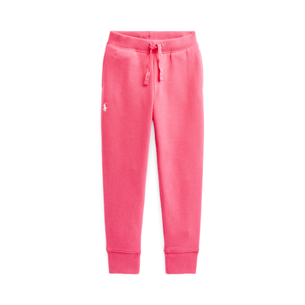 Hot Pink Fleece Jogger Pant Girls 2-6x 1