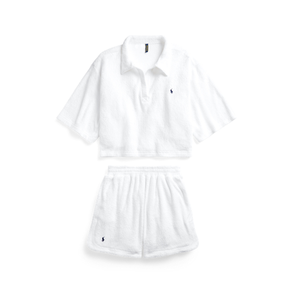 Terry Polo Shirt & Short Cover-Up Set Polo Ralph Lauren 1