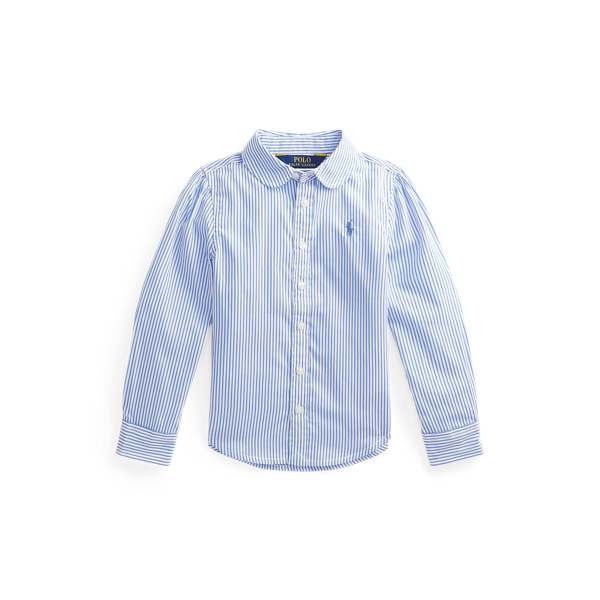 Chemise ray&eacute;e en popeline de coton GIRLS 1.5-6.5 YEARS en 1