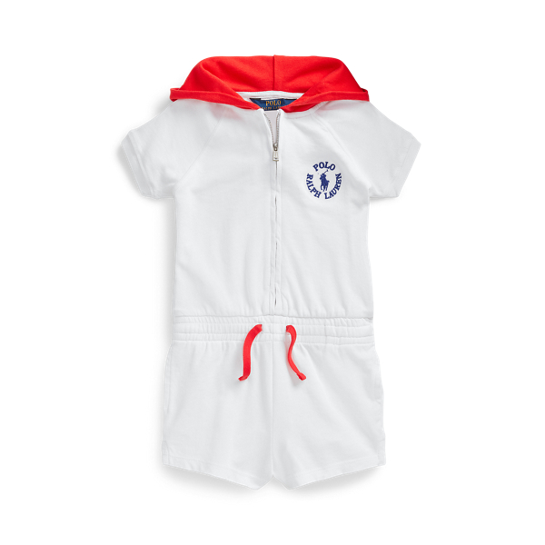 Spa badstof fleece romper met capuchon GIRLS 1.5-6.5 YEARS in 1