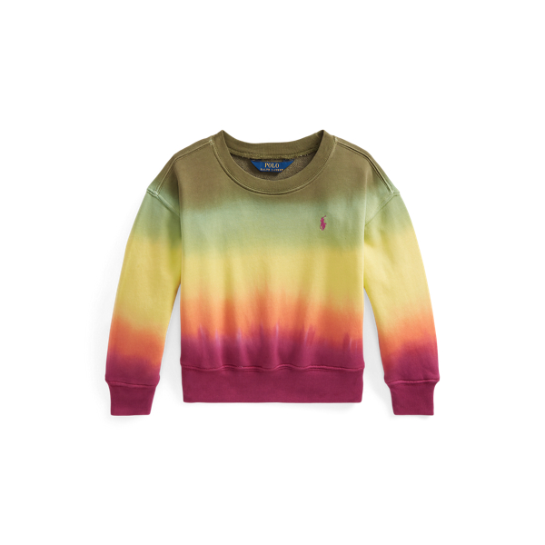Sweatshirt em tecido terry com degrad&ecirc;