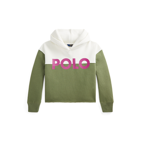 Sweat &agrave; capuche en molleton&nbsp;color-block