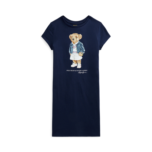 Polo Bear Cotton Jersey T-Shirt Dress