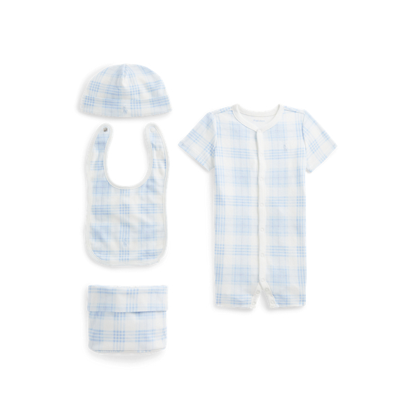 Set regalo scozzese da 4 pezzi Baby Boy in 1