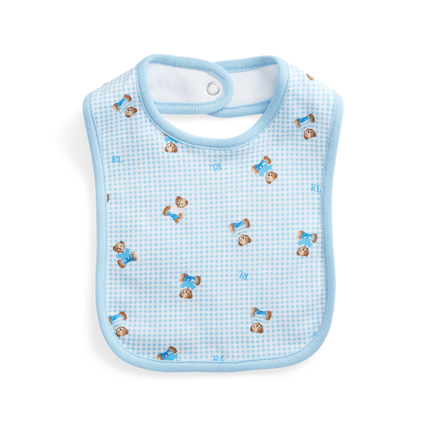 Bavoir interlock de coton Polo&nbsp;Bear