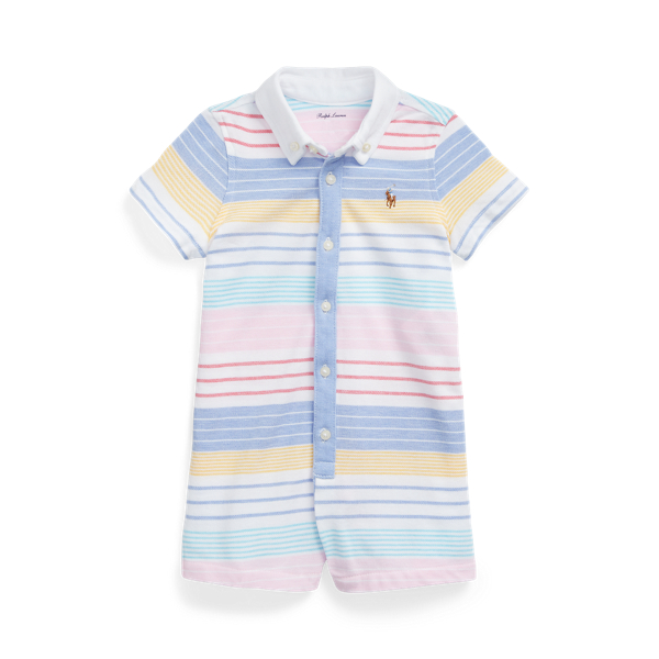 Striped Knit Oxford Shortall for Baby Boy Ralph Lauren OM