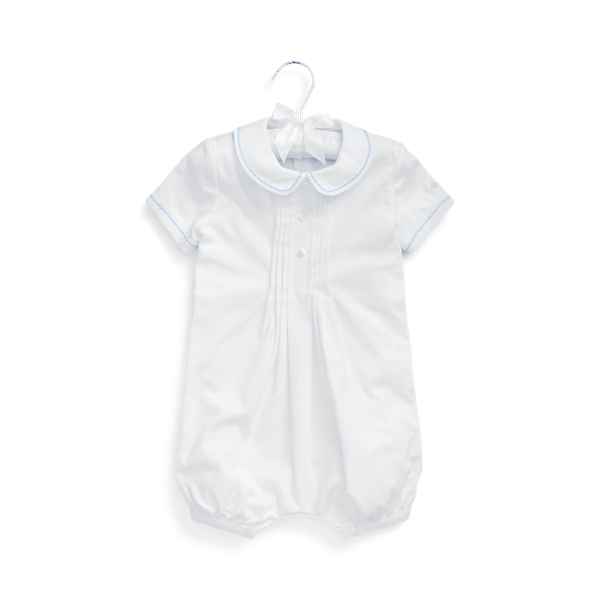 Stretch Cotton Bubble Shortall Baby Boy 1