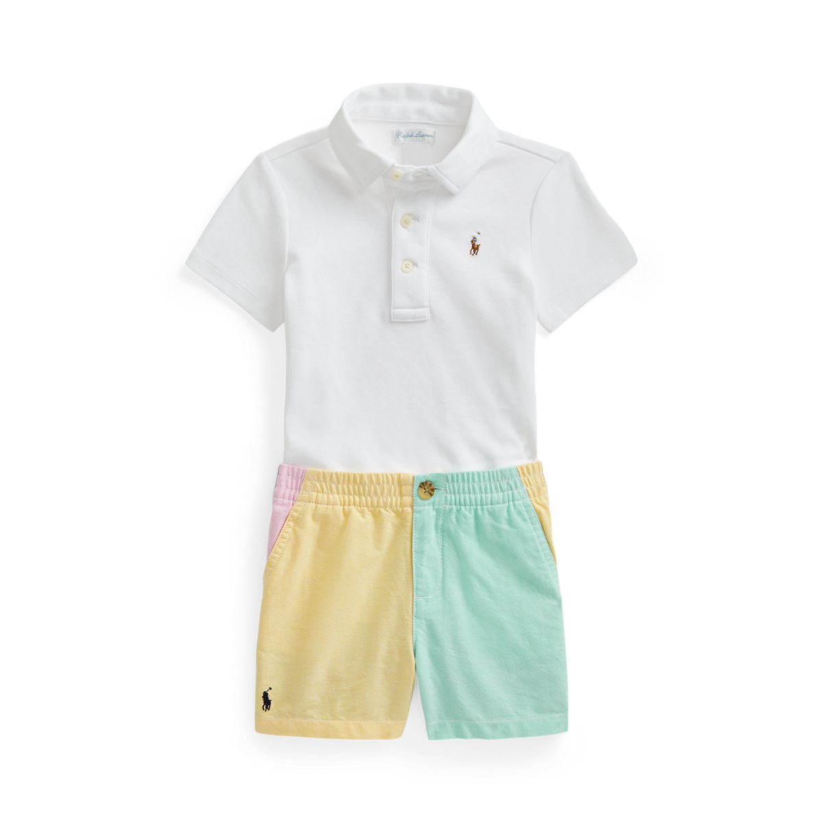 Polo outlets short set