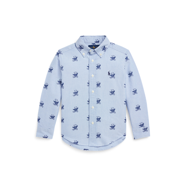 Polo Bear Cotton Oxford Shirt Boys 1.5-6 Years 1