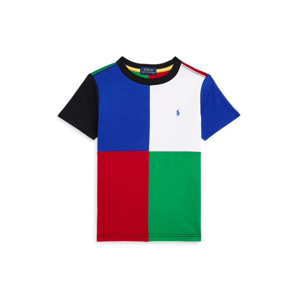 Color-Blocked Cotton Jersey Tee Boys 2-7 1