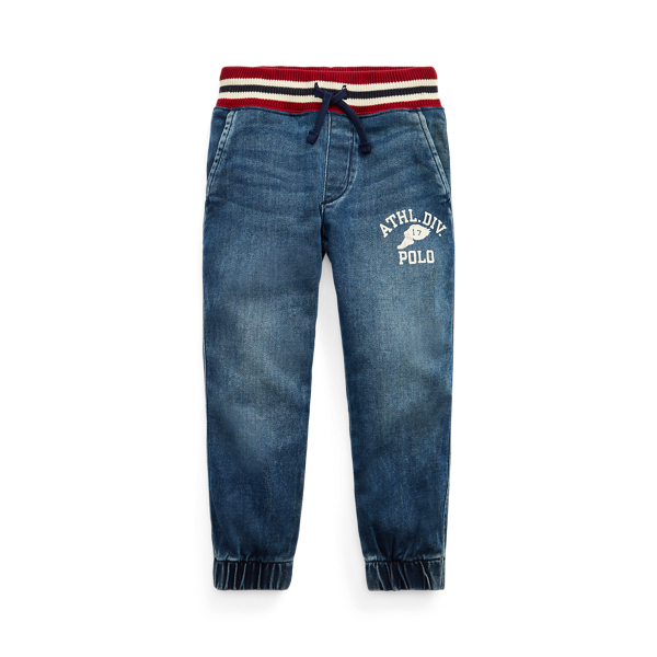 Pantalon de jogging denim stretch Boys 1.5-6 Years en 1