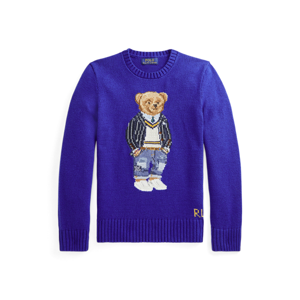 Polo Bear Cotton Jumper Boys 6-14 Years 1