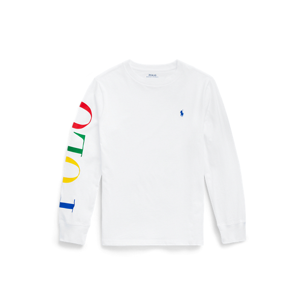 Logo Cotton Long-Sleeve Tee BOYS 6-14 YEARS 1