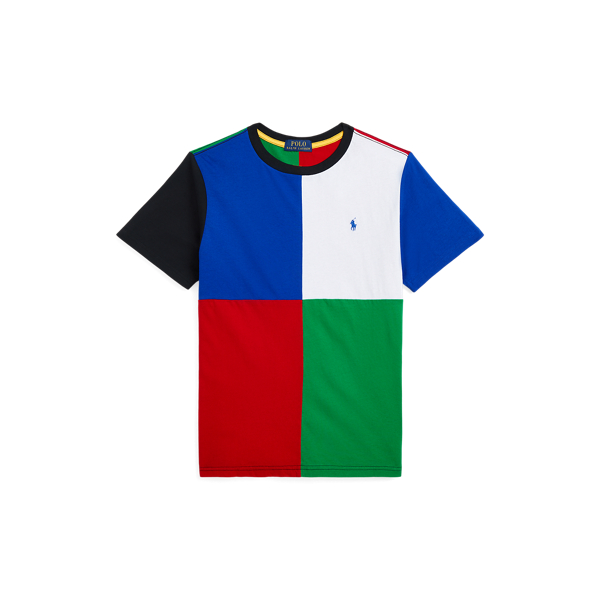 Color-Blocked Cotton Jersey Tee Boys 8-20 1