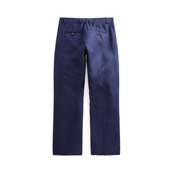 Dark Navy Linen Trouser Boys 8-20 2