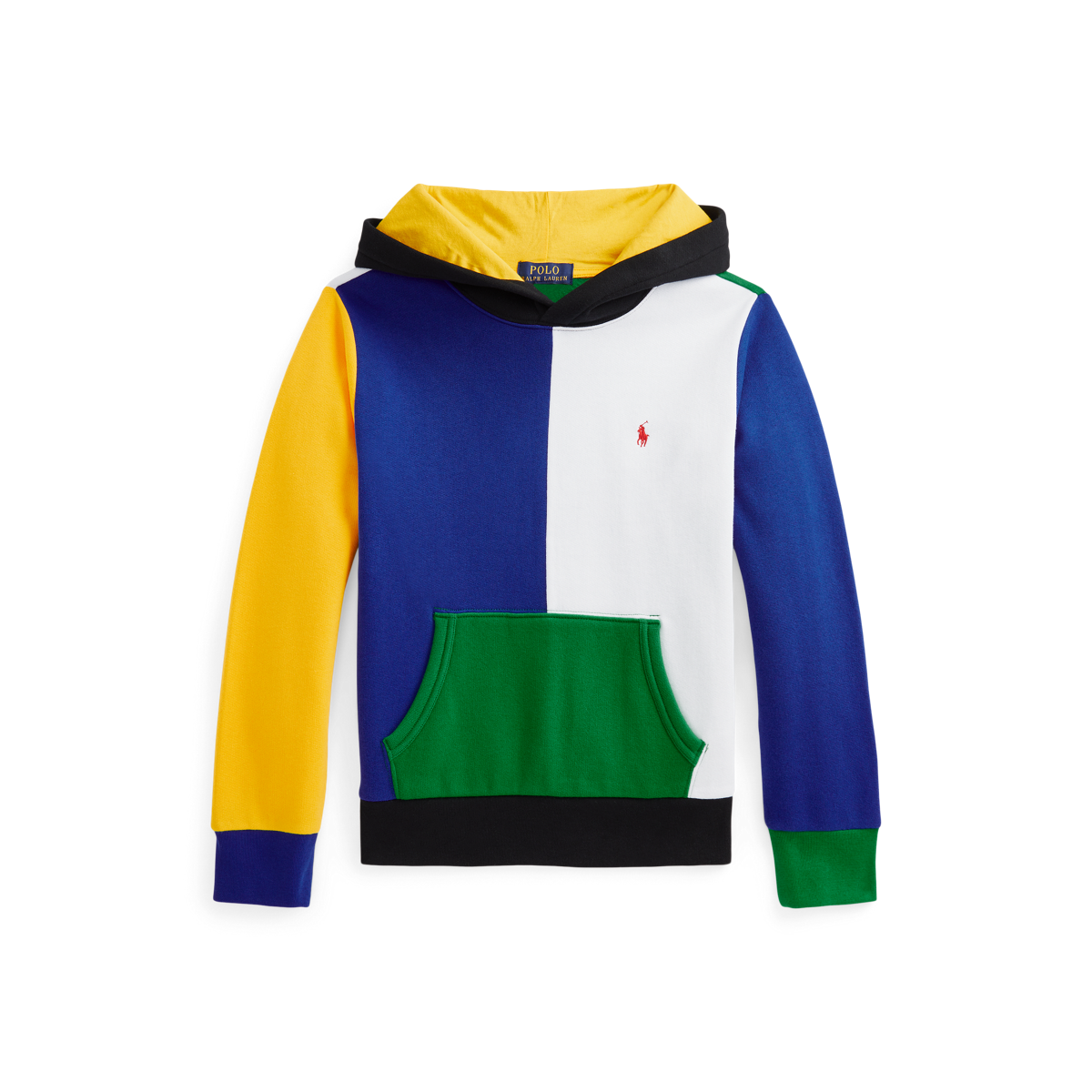 Boys Color Blocked Fleece Hoodie Ralph Lauren