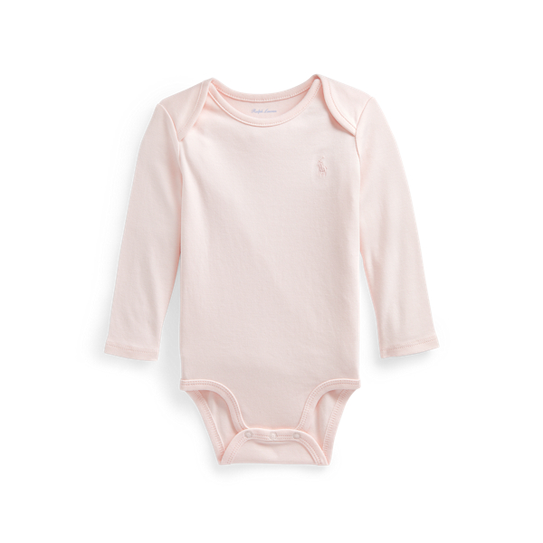 Rib-Knit Organic Cotton Bodysuit Baby Girl 1
