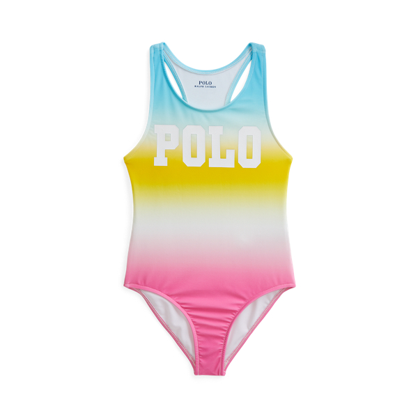 Costume intero ombr&eacute; con logo